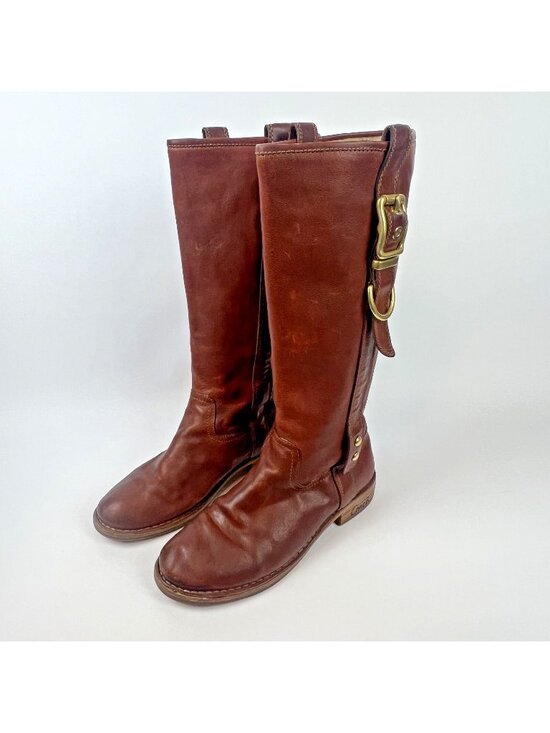 Coach Shoes - Coach Weslyn Tall Riding Boots – Whiskey Brown Leather | Women’s Size 6